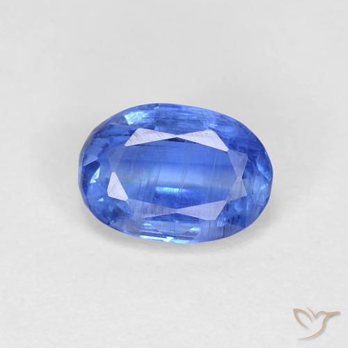 1.04ct 자연스러운 하늘색 카이아나이트, 타원형, VS