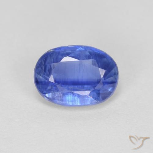 0.96ct 자연스러운 네이비 블루 카이아나이트, 타원형, VS-SI