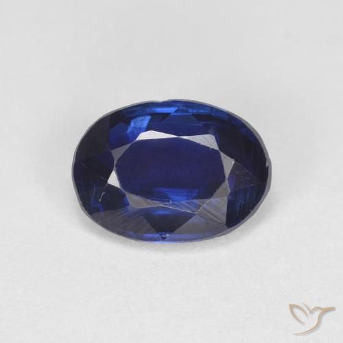 0.98ct 자연스러운 로얄 블루 카이아나이트, 타원형, VS