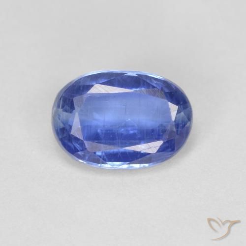 1.08ct 자연스러운 파란색 카이아나이트, 타원형, VS