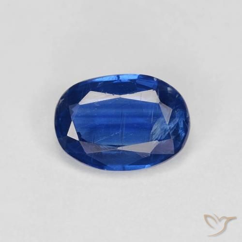 1.02ct 자연스러운 네이비 블루 카이아나이트, 타원형, VS-SI