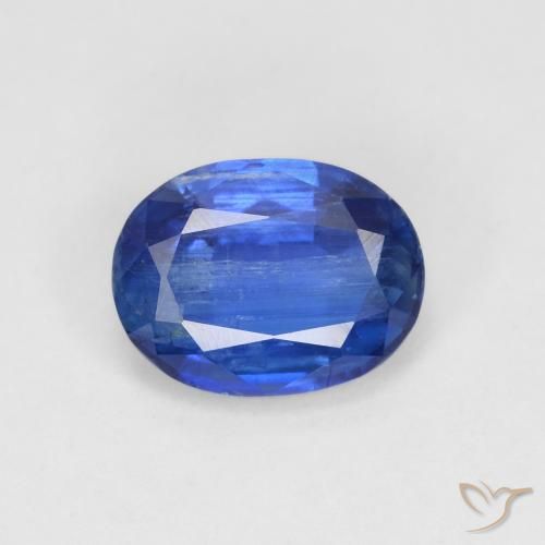 1.69ct 자연스러운 진한 파랑 카이아나이트, 타원형, VS-SI