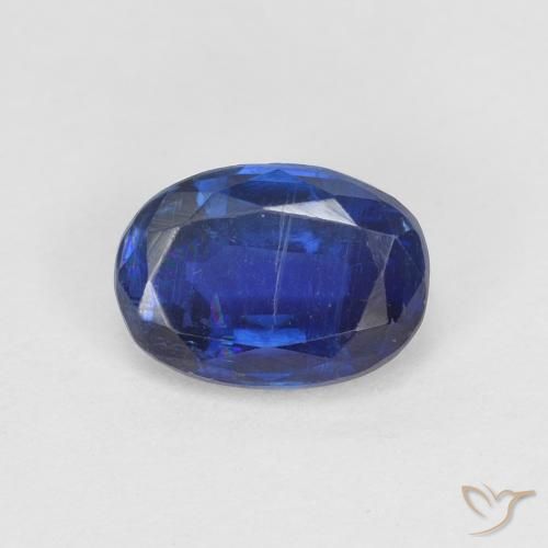1.06ct 자연스러운 네이비 블루 카이아나이트, 타원형, VS