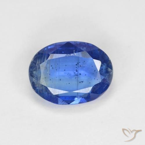 1.74ct 자연스러운 진한 파란색 카이아나이트, 타원형, VS-SI