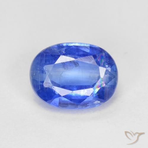 1.81ct 자연스러운 딥 애저 블루 카이아나이트, 타원형, VS-SI