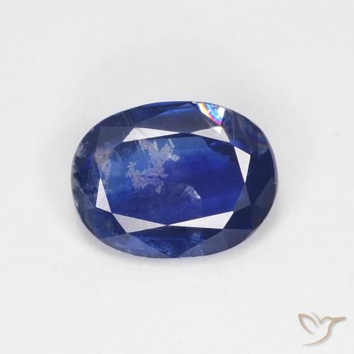 1.42ct 자연스러운 로얄 블루 카이아나이트, 타원형, VS-SI