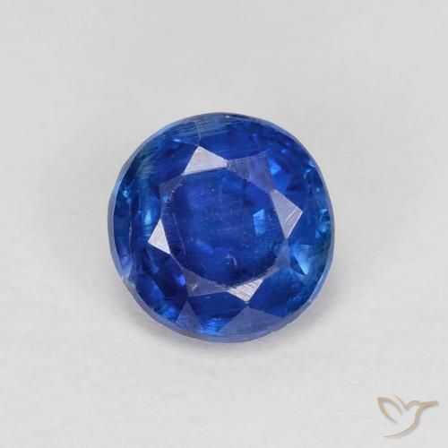1.03ct 자연스러운 라이트 네이비 블루 카이아나이트, 둥근, VS-SI
