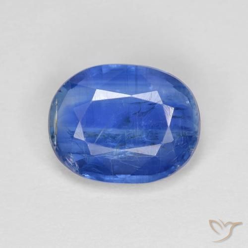 2.92ct 자연스러운 딥 애저 블루 카이아나이트, 타원형, VS-SI