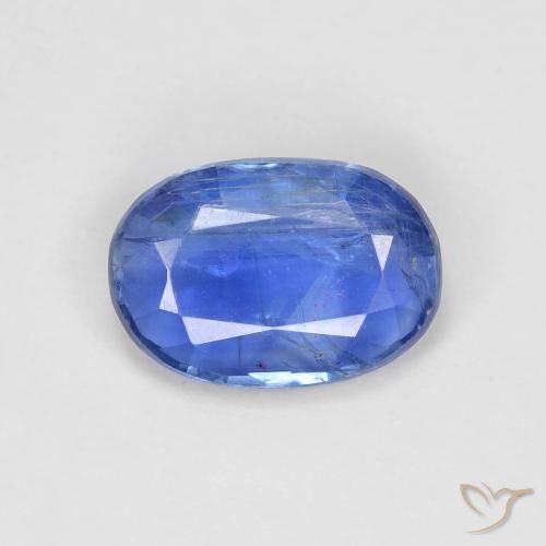 2.65ct 자연스러운 딥 애저 블루 카이아나이트, 타원형, VS-SI