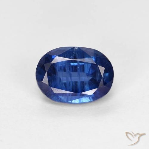 1.16ct 자연스러운 네이비 블루 카이아나이트, 타원형, VS-SI