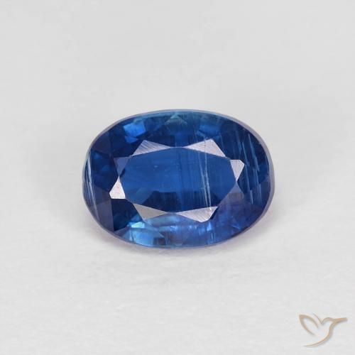1.20ct 자연스러운 네이비 블루 카이아나이트, 타원형, VS-SI