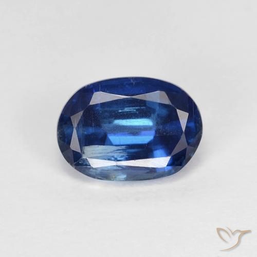 1.15ct 자연스러운 네이비 블루 카이아나이트, 타원형, VS-SI