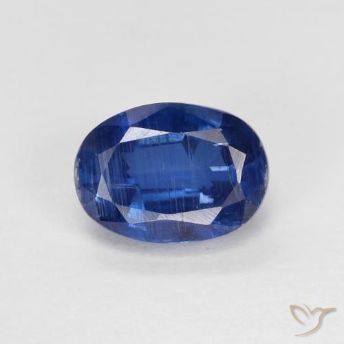 1.31ct 자연스러운 네이비 블루 카이아나이트, 타원형, VS-SI