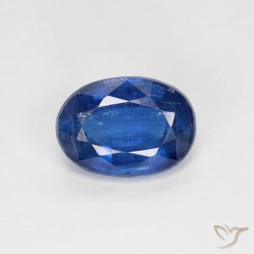 1.01ct 자연스러운 네이비 블루 카이아나이트, 타원형, VS-SI