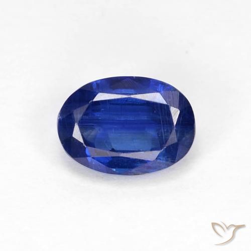1.19ct 자연스러운 네이비 블루 카이아나이트, 타원형, VS