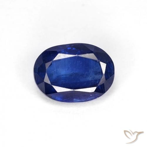 1.10ct 자연스러운 진한 파란색 카이아나이트, 타원형, VS-SI
