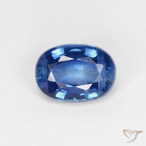 1.15ct 자연스러운 네이비 블루 카이아나이트, 타원형, VS-SI