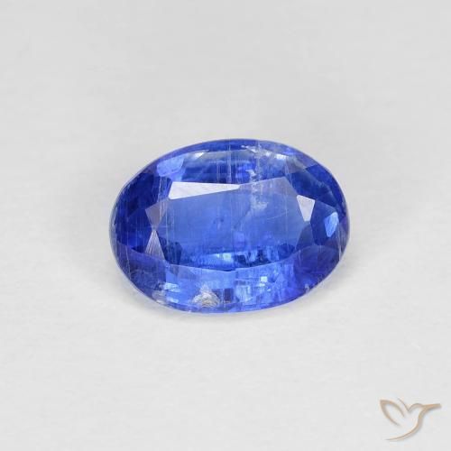 1.07ct 자연스러운 진한 파랑 카이아나이트, 타원형, VS-SI