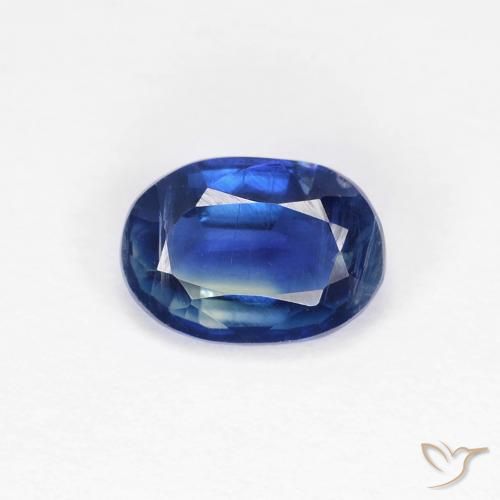 0.99ct 자연스러운 진한 파랑 카이아나이트, 타원형, VS-SI