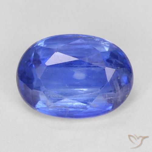 1.16ct 자연스러운 딥 애저 블루 카이아나이트, 타원형, SI