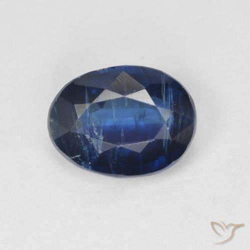 1.48ct 자연스러운 트와일라잇 블루 카이아나이트, 타원형, SI