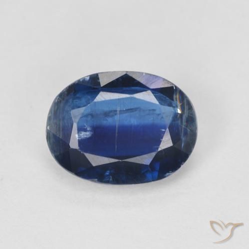 1.62ct 자연스러운 트와일라잇 블루 카이아나이트, 타원형, SI