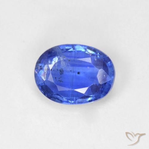 1.49ct 자연스러운 트루 블루 카이아나이트, 타원형, SI