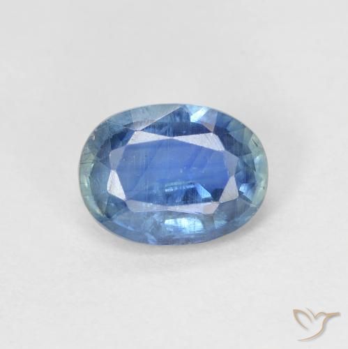 1.59ct 자연스러운 파스텔 블루 카이아나이트, 타원형, SI