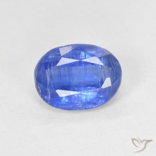 1.56ct 자연스러운 하늘색 카이아나이트, 타원형, SI