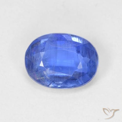 1.17ct 자연스러운 하늘색 카이아나이트, 타원형, SI