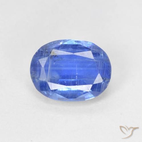 1.79ct 자연스러운 베이비 블루 카이아나이트, 타원형, SI