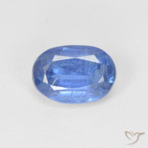 1.07ct 자연스러운 베이비 블루 카이아나이트, 타원형, SI
