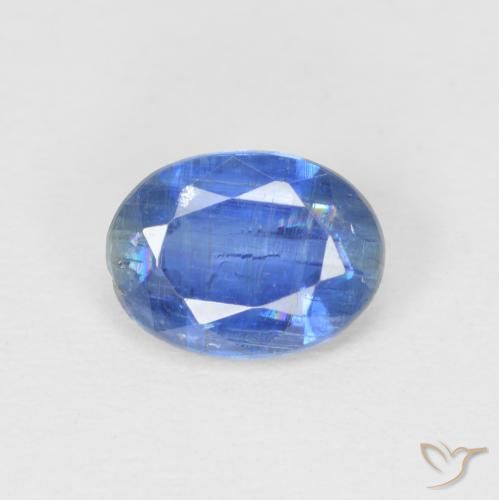 1.00ct 자연스러운 하늘색 카이아나이트, 타원형, SI
