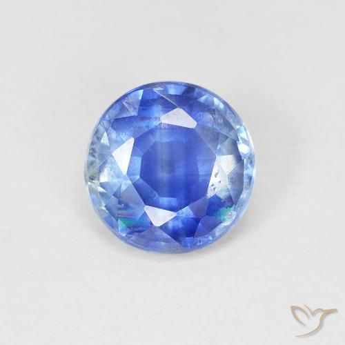 0.95ct 자연스러운 베이비 블루 카이아나이트, 둥근, SI