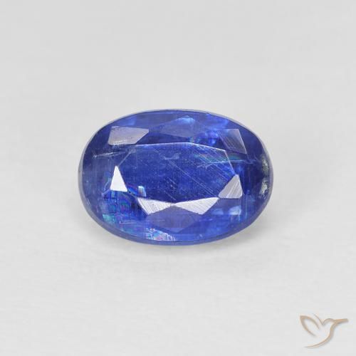 1.22ct 자연스러운 트루 블루 카이아나이트, 타원형, SI