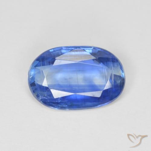 2.47ct 자연스러운 트루 블루 카이아나이트, 타원형, SI