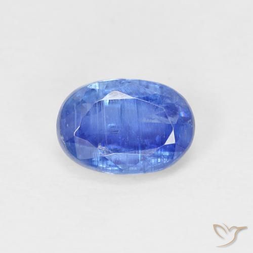 1.12ct 자연스러운 베이비 블루 카이아나이트, 타원형, SI