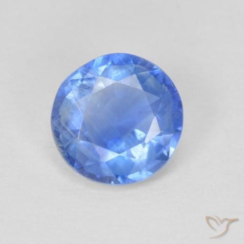 0.95ct 자연스러운 라이트 네이비 블루 카이아나이트, 둥근, SI