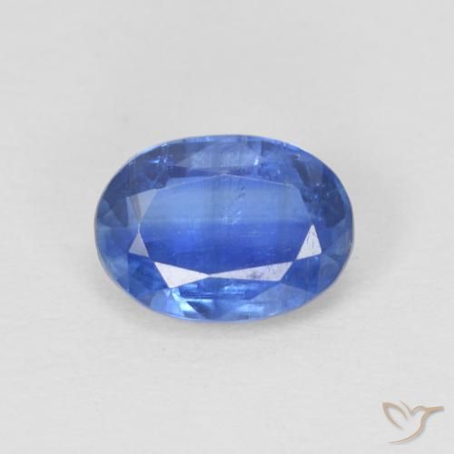 1.11ct 자연스러운 트루 블루 카이아나이트, 타원형, SI
