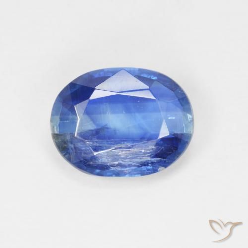 2.72ct 자연스러운 트루 블루 카이아나이트, 타원형, SI