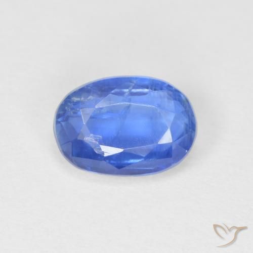 1.10ct 자연스러운 베이비 블루 카이아나이트, 타원형, SI