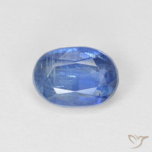 1.26ct 자연스러운 라이트 네이비 블루 카이아나이트, 타원형, SI