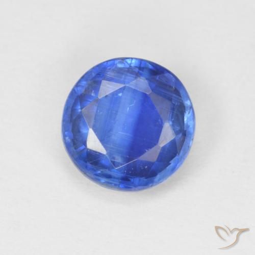 0.94ct 자연스러운 트루 블루 카이아나이트, 둥근, SI
