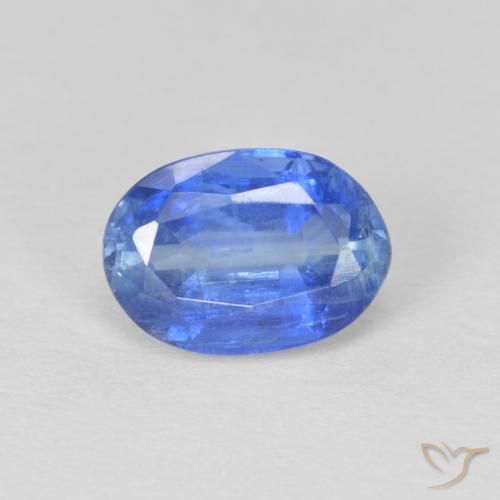 1.23ct 자연스러운 베이비 블루 카이아나이트, 타원형, SI