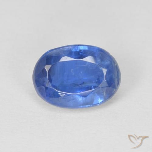 1.26ct 자연스러운 하늘색 카이아나이트, 타원형, SI