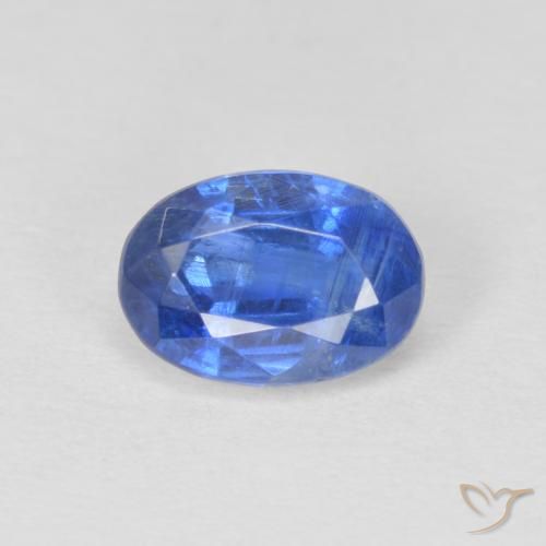 1.13ct 자연스러운 하늘색 카이아나이트, 타원형, SI