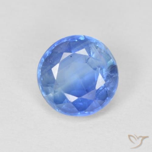 1.06ct 자연스러운 베이비 블루 카이아나이트, 둥근, SI