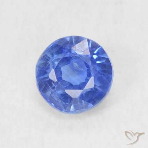 0.30ct 자연스러운 라이트 네이비 블루 카이아나이트, 둥근, VS