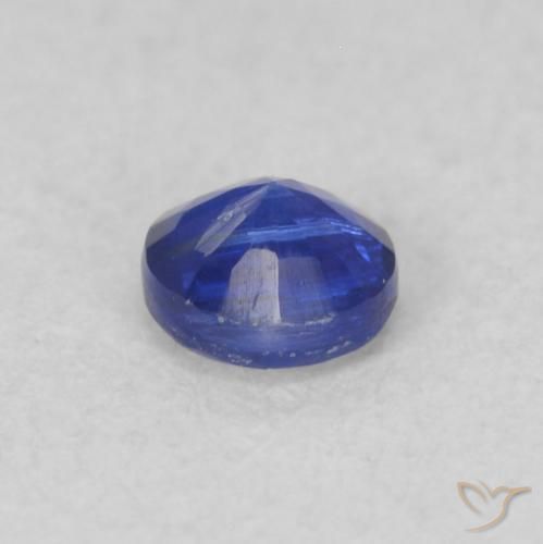 0.26캐럿 천연 네이비 블루 카이아나이트, 라운드 컷, 3.66 mm, VS-SI