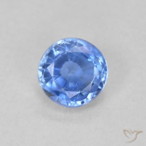 0.34ct 자연스러운 베이비 블루 카이아나이트, 둥근, VS-SI